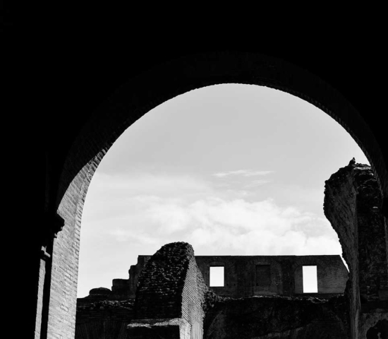 Pompeii, Italy, ruins, black and white, abstract, building, ancient